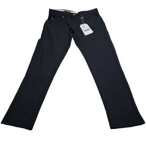 Tailor Vintage New Canaan Slim Fit Luxe Performance Tech Pants Size 32x30 Black